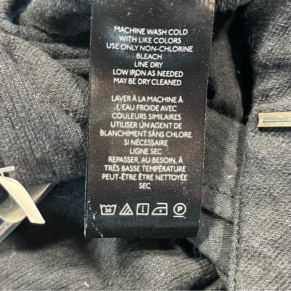 Free People Cool Harbor Wide Leg Barrel Gray Pants Medium - Picture 14 of 14